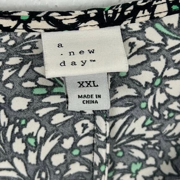 New Day Target Women Short Sleeve Floral Maxi Dress Work Office Career Size XXL - Picture 6 of 9